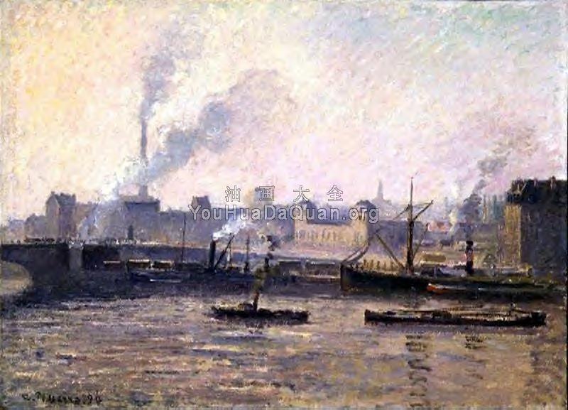 Sever Bridge - 卡米耶·毕沙罗